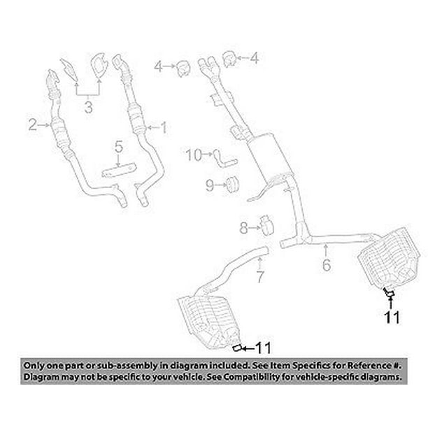Genuine Chrysler 5147197AA Exhaust Tail Pipe Genuine Chrysler 5147197AA Exhaust Tail Pipe